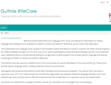 Tablet Screenshot of guthrieritecare.org